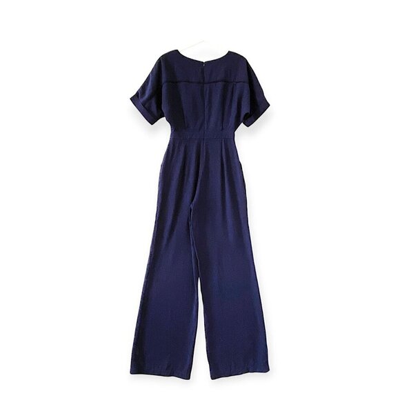 Adelyn Rae Kimono Sleeve Blue Jumpsuit, size XS - Picture 3 of 12